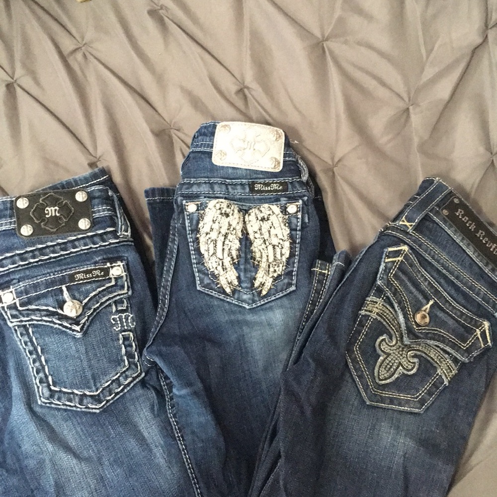 Miss mes and rock revival! 3 pairs!!